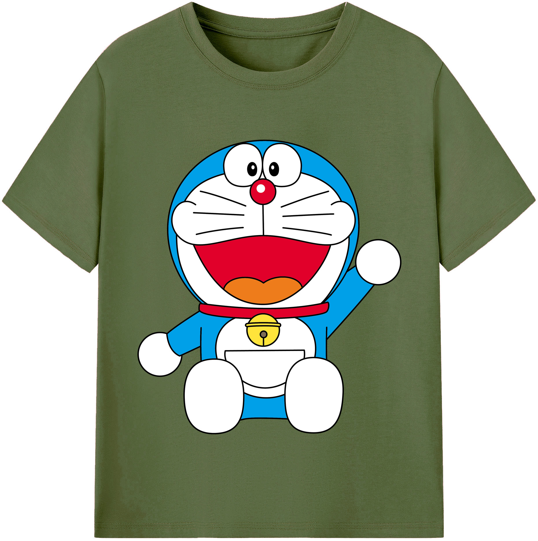 （画像用） ドラえもん Doraemon 綿100％半袖Tシャツ（フロントプリント）